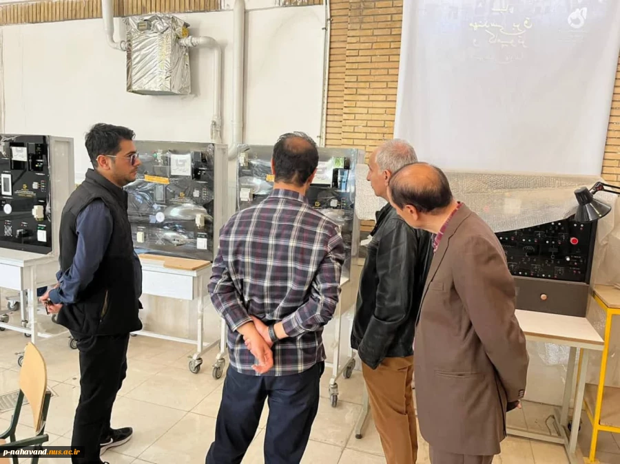 بازدید میدانی مهندس شهبازی، فرزند خیّر بزرگ نهاوند، زنده‌یاد حاج حشمت شهبازی، از دانشگاه ملی مهارت یادگار پدر 5