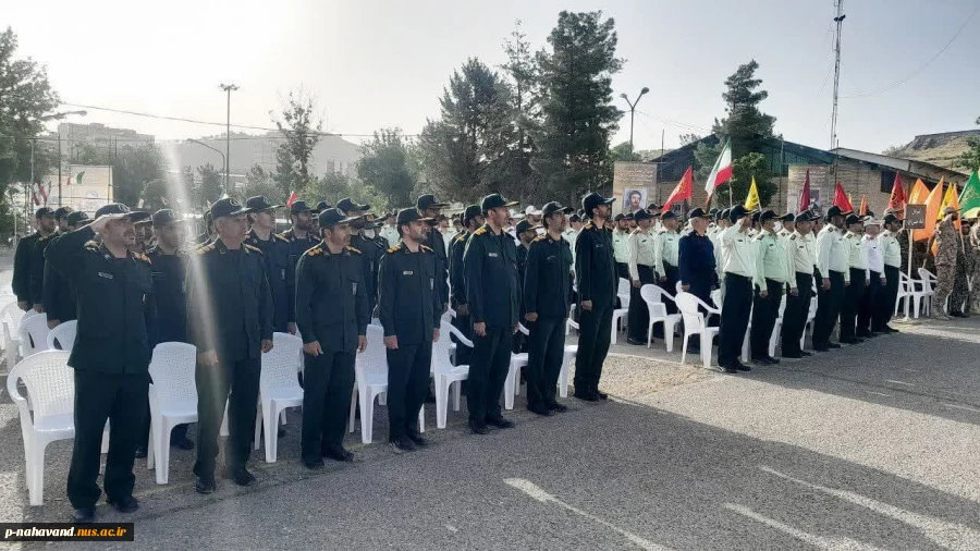 تقدیر فرمانده سپاه ناحیه نهاوند از برنامه های بسیج دانشجویی دانشگاه ملی مهارت استان همدان  8