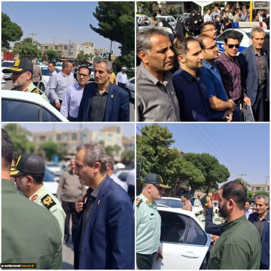 پیام تسلیت رئیس دانشگاه ملی مهارت، نهاوند معطر به عطر شهید فراجا شد 5