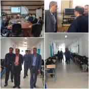 بازدید دکتر منصوری نسب، مشاور رئیس و مدیرکل مرکز نظارت، ارزیابی و تضمین کیفیت و هیئت همراه از آموزشکده  2