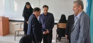 بازدید دکتر منصوری نسب، مشاور رئیس و مدیرکل مرکز نظارت، ارزیابی و تضمین کیفیت و هیئت همراه از آموزشکده  4