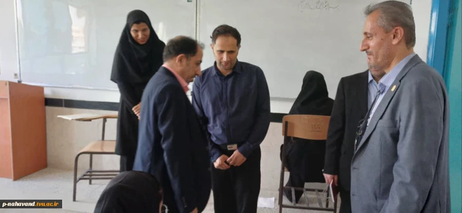 بازدید دکتر منصوری نسب، مشاور رئیس و مدیرکل مرکز نظارت، ارزیابی و تضمین کیفیت و هیئت همراه از آموزشکده  4