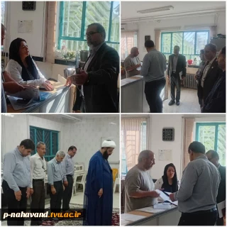 بازدید میدانی ریاست محترم حراست و آموزش دانشگاه ملی مهارت استان همدان از روند ثبت نام دانشجویان جدید الورود