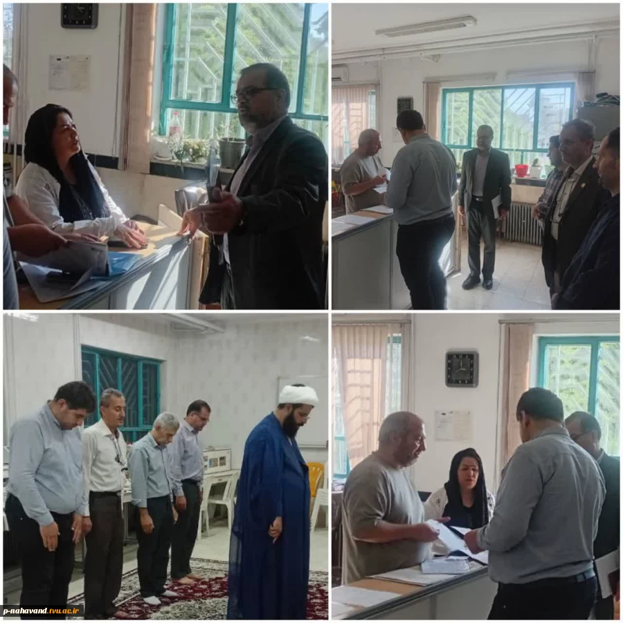 بازدید میدانی ریاست محترم حراست و آموزش دانشگاه ملی مهارت استان همدان از روند ثبت نام دانشجویان جدید الورود 2