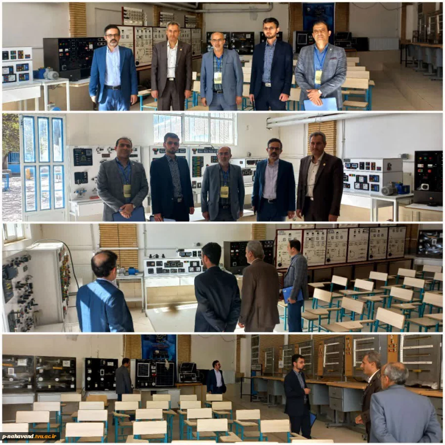 بازدید اعضای کارگروه تخصصی نظارت،ارزیابی و تضمین کیفیت از آموزشکده  6