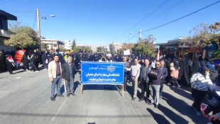 اعلام همبستگی اساتید، کارکنان و دانشجویان دانشگاه ملی مهارت آموزشکده نهاوند با آرمان‌های انقلاب اسلامی در روز ملی مبارزه با استکبار جهانی 7