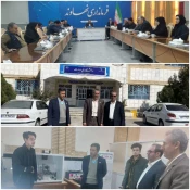 بازدید دکتر احمدی رئیس پارک علم و فناوری همدان و مهندس جمشیدی رئیس مرکز رشد شهرستان همدان ازواحد فناورآموزشکده نهاوند 2