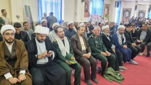 تقدیر از همکاری، تعامل و پشتیبانی از برنامه های بسیج دانشجویی سپاه ناحیه در همایش اقتدار بسیجیان نهاوند 9