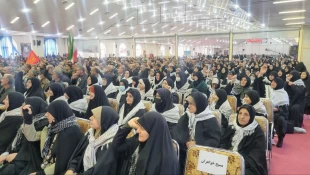 تقدیر از همکاری، تعامل و پشتیبانی از برنامه های بسیج دانشجویی سپاه ناحیه در همایش اقتدار بسیجیان نهاوند 10