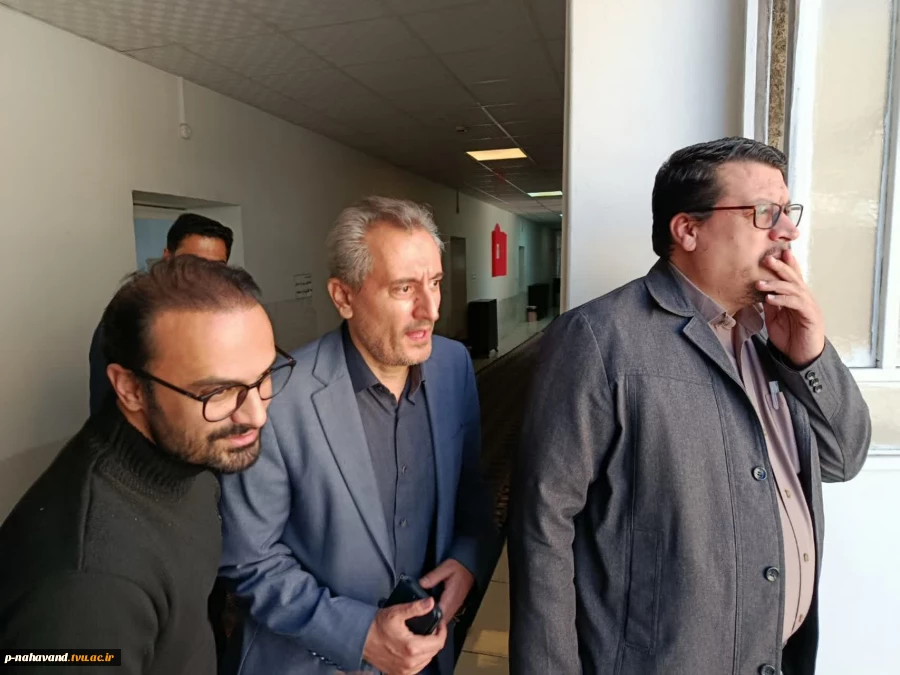 بازدید میدانی معاون فرهنگی دانشجویی دانشگاه ملی مهارت استان همدان از سراهای دانشجویی و سلف آموزشکده نهاوند 5