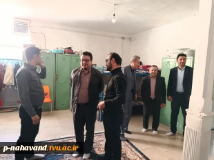 بازدید میدانی معاون فرهنگی دانشجویی دانشگاه ملی مهارت استان همدان از سراهای دانشجویی و سلف آموزشکده نهاوند 6