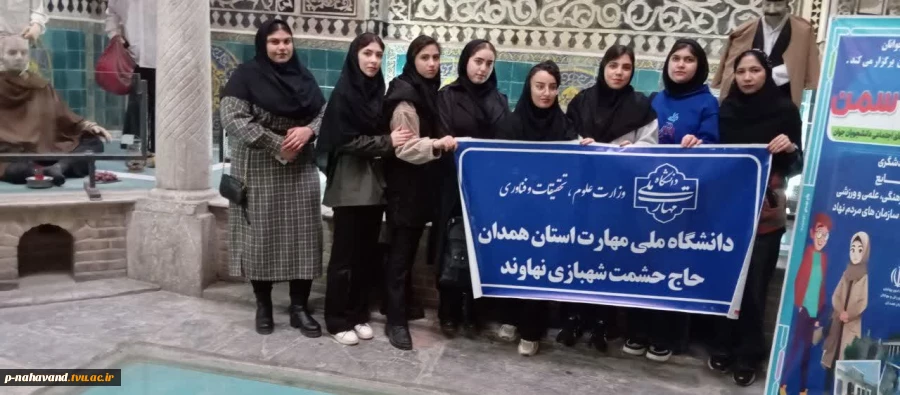 شرکت دانشجویان دختر در اولین اردوی «سفر تا سمن» شهرستان نهاوند 10