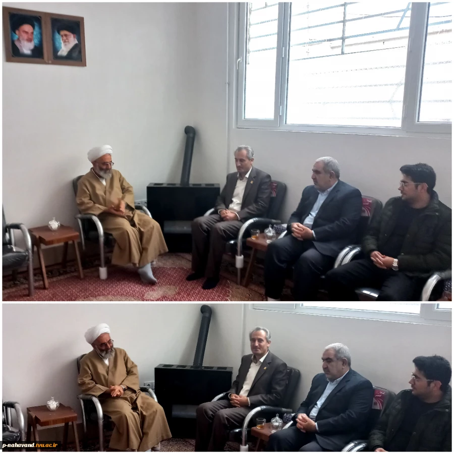 دیدار با نماینده محترم ولی فقیه وامام جمعه شهرستان نهاوند  2