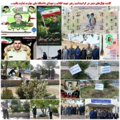 مراقبت از نهال‌های یادبود شهدا در آموزشکده نهاوند؛ نماد تداوم راه ایثار 2